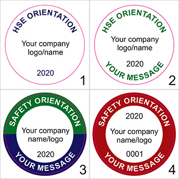 Safety Orientation And Logo Stickers For Hard Hat And Helmets Custom Printed In Toronto Canada Safety Orientation And Logo Stickers For Hard Hat And Helmets Custom Printed In Toronto Canada